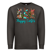 Smoke happy easter leopard cowhide turquoise cactus bunny's Premium Sweatshirt - JahusDesignShop