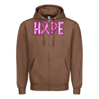 Chestnut breast cancer hope Zipper Hoodie - RanaPortraitStore