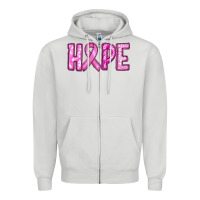 Dove Grey breast cancer hope Zipper Hoodie - RanaPortraitStore