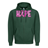 Sports Green breast cancer hope Zipper Hoodie - RanaPortraitStore
