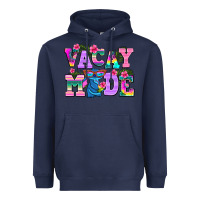 Navy vacay mode Heavyweight Hoodie - AdoDesignShop
