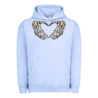Pigment Grape Ice skeleton heart Urban Hoodie - MaliasSmallBusiness