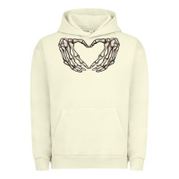 Pigment Pistachio skeleton heart Urban Hoodie - MaliasSmallBusiness