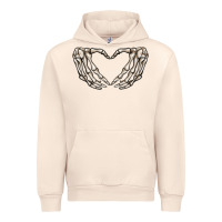 Sandshell skeleton heart Urban Hoodie - MaliasSmallBusiness