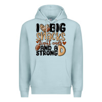 Blue Mist i love big sacks tight ends and a strong d Premium Hoodie - MaliasSmallBusiness