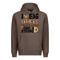 Coffee i love big sacks tight ends and a strong d Premium Hoodie - MaliasSmallBusiness