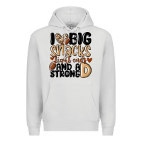 Dove Grey i love big sacks tight ends and a strong d Premium Hoodie - MaliasSmallBusiness