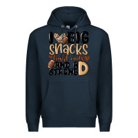 Navy i love big sacks tight ends and a strong d Premium Hoodie - MaliasSmallBusiness