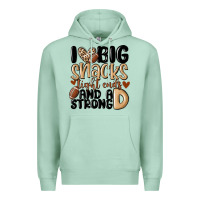 Seafoam i love big sacks tight ends and a strong d Premium Hoodie - MaliasSmallBusiness