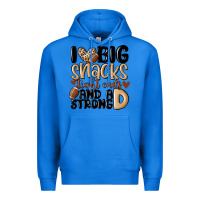 True Royal i love big sacks tight ends and a strong d Premium Hoodie - MaliasSmallBusiness