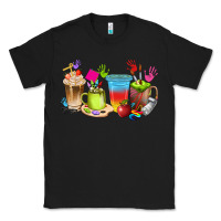 Black art teacher coffee cups Classic Tee - texasbilliewilder