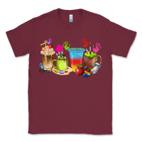 Burgundy art teacher coffee cups Classic Tee - texasbilliewilder