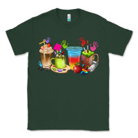 Sports Green art teacher coffee cups Classic Tee - texasbilliewilder