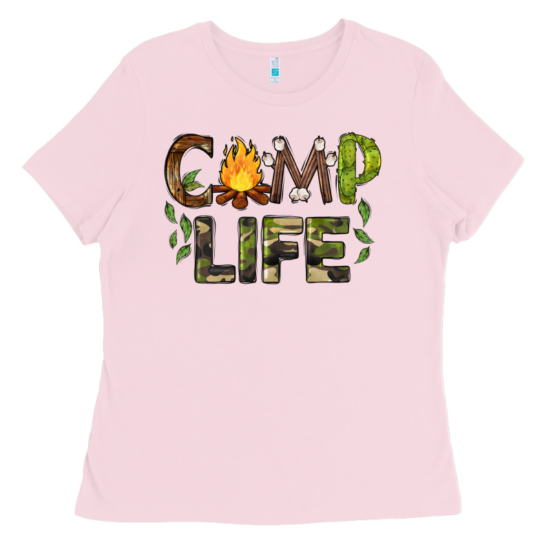 Camp Life Ladies Tee by BarkalooDesign | Teevron