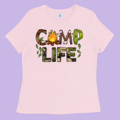 Camp Life Ladies Tee Designed By Barkaloodesign