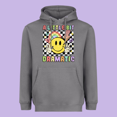A Little Bit Dramatic Heavyweight Hoodie Designed By Jahusdesignshop