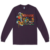 Plum refuse to sink Long Sleeve Tee - Zillion Design Studio