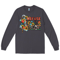Smoke refuse to sink Long Sleeve Tee - Zillion Design Studio