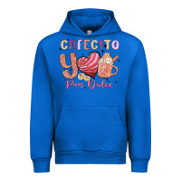 Cobalt cafecito y pan dulce Urban Hoodie - MaliasSmallBusiness