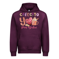 Mauve Wine cafecito y pan dulce Urban Hoodie - MaliasSmallBusiness