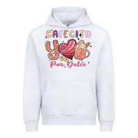 White cafecito y pan dulce Urban Hoodie - MaliasSmallBusiness