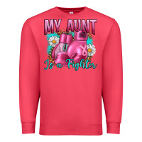 Cardinal Breast Cancer My Aunt İs A Fighter Premium Sweatshirt - Artiststas