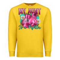 Lemon Breast Cancer My Aunt İs A Fighter Premium Sweatshirt - Artiststas