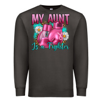Smoke Breast Cancer My Aunt İs A Fighter Premium Sweatshirt - Artiststas
