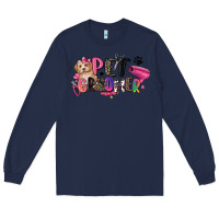 Navy pet groomer Long Sleeve Tee - Zillion Design Studio