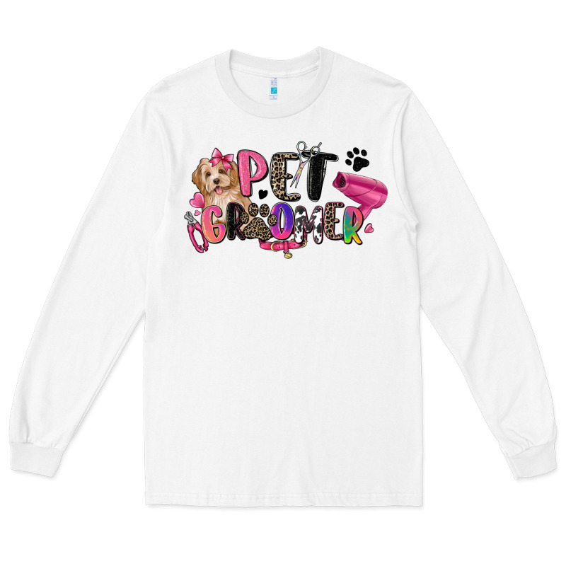 Pet Groomer Long Sleeve Tee by Zillion Design Studio | Teevron