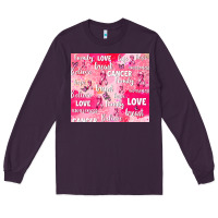 Plum breast cancer awareness pink Long Sleeve Tee - AdoDesignShop