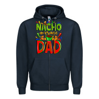 Navy nacho average dad Zipper Hoodie - Zillion Design Studio
