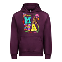 Mauve Wine Autism Mama Urban Hoodie - NancyCooperArtShop