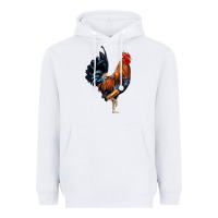 White cockerel Heavyweight Hoodie - JahusDesignShop