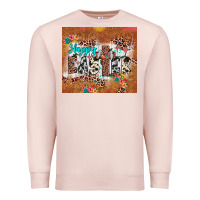 Pale Pink happy easter cross Premium Sweatshirt - JahusDesignShop