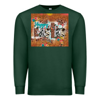 Sports Green happy easter cross Premium Sweatshirt - JahusDesignShop