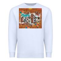 White happy easter cross Premium Sweatshirt - JahusDesignShop