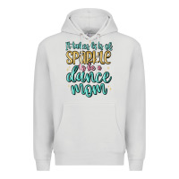 Dove Grey it takes lots of sparkle to be a dance mom Premium Hoodie - MaliasSmallBusiness