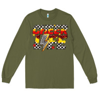 Army Green cheer life Long Sleeve Tee - texasbilliewilder