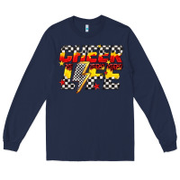 Navy cheer life Long Sleeve Tee - texasbilliewilder