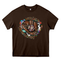 Chocolate Brown Autism Awareness Baseball Heavy Core Tee - CowhideDigitalArt
