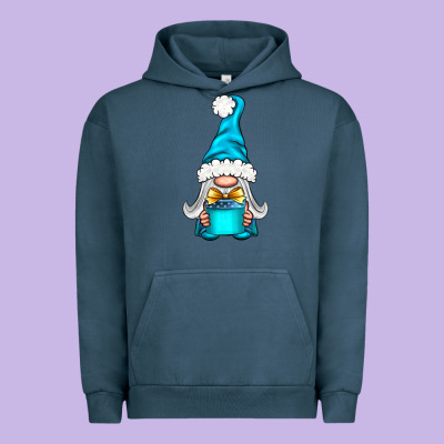 Winter Gnome With Gift Urban Hoodie Designed By Nancycooperartshop