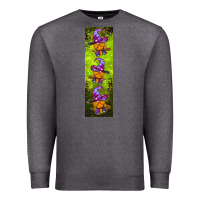 Charcoal Heather halloween gnome pen wrap Premium Sweatshirt - BundleAndBundleShop