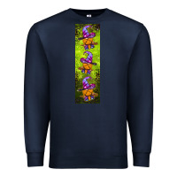 Navy halloween gnome pen wrap Premium Sweatshirt - BundleAndBundleShop