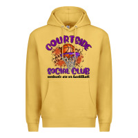 Antique Gold courtside social club Premium Hoodie - MaliasSmallBusiness