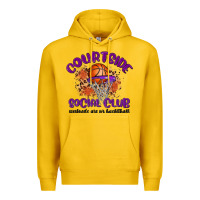 Lemon courtside social club Premium Hoodie - MaliasSmallBusiness