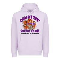 Lilac courtside social club Premium Hoodie - MaliasSmallBusiness