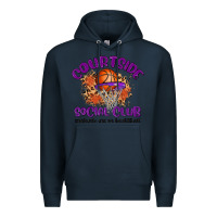 Navy courtside social club Premium Hoodie - MaliasSmallBusiness
