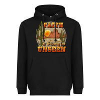 Black faith is trusting the unseen Heavyweight Hoodie - JahusDesignShop