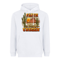 White faith is trusting the unseen Heavyweight Hoodie - JahusDesignShop
